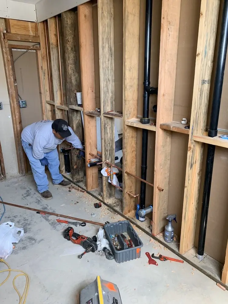 Commercial rough-in plumbing for Commercial Plumbing in Worcester